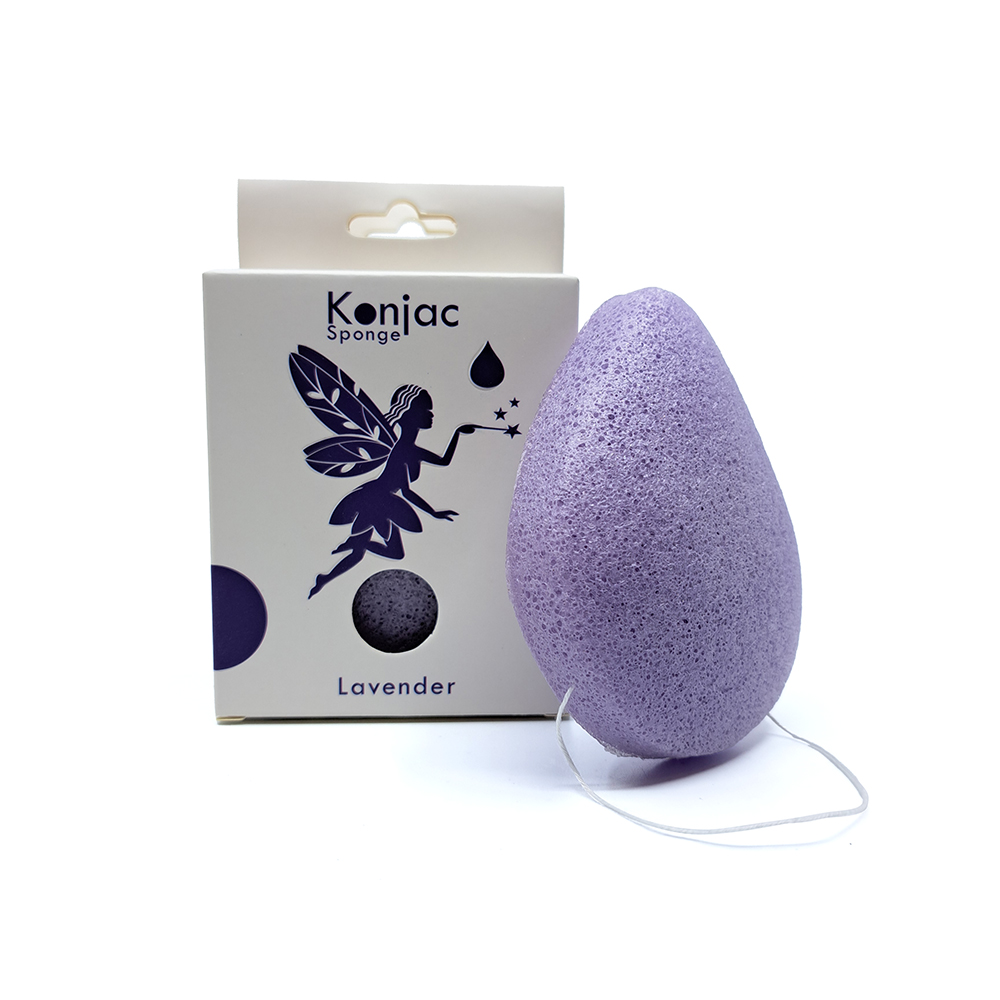 éponge konjac à la lavande