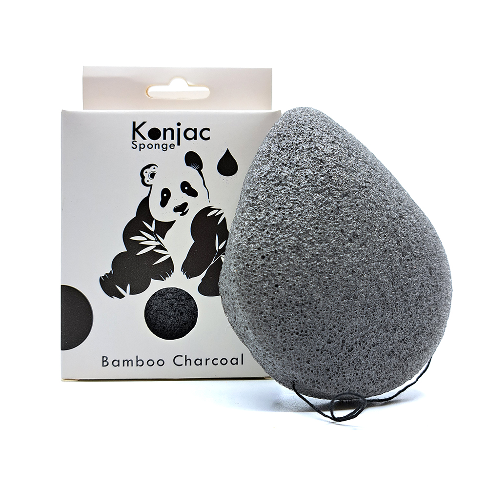 photo éponge konjac bambou face