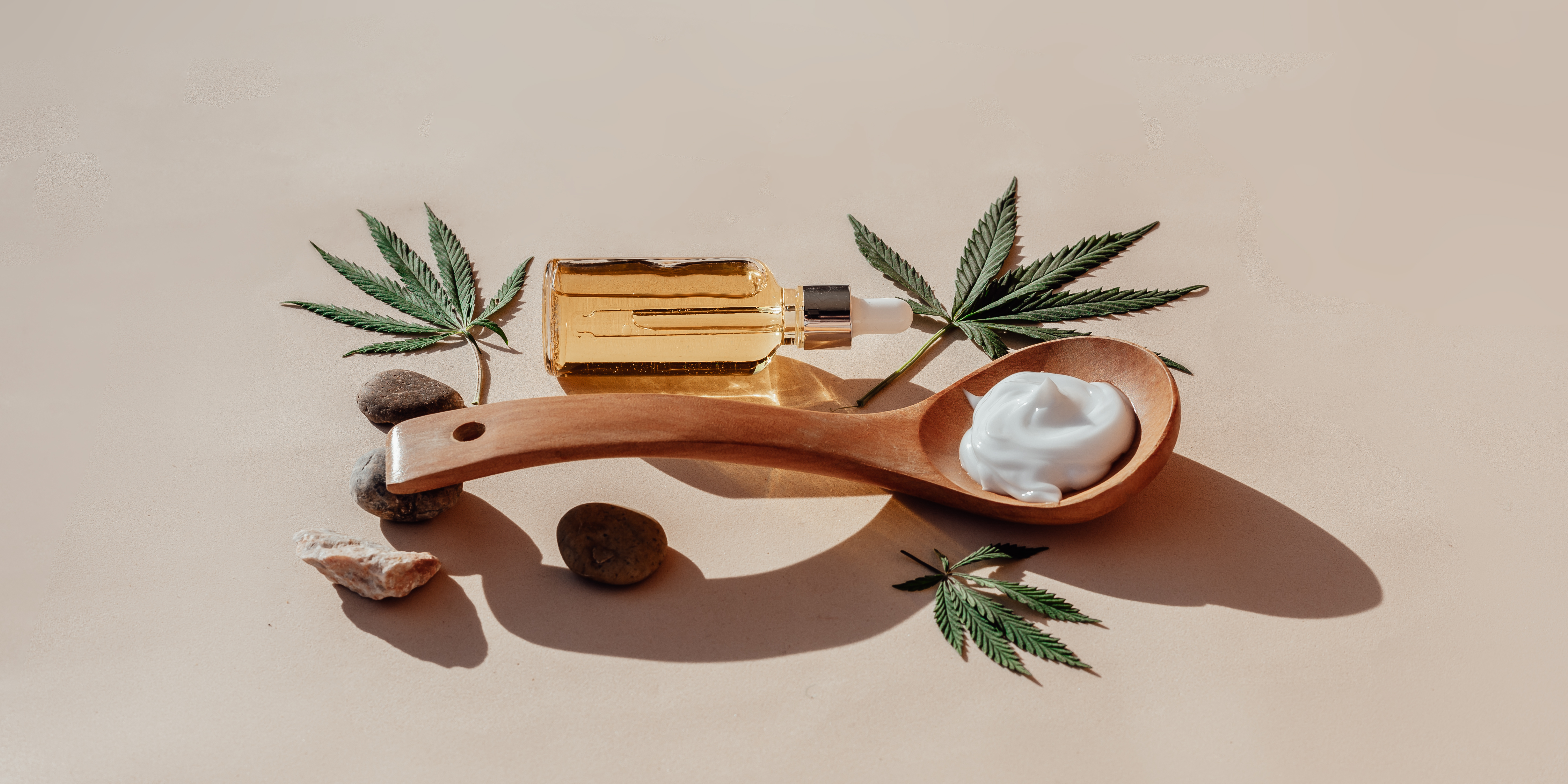Photo cosmétique cbd page accueil